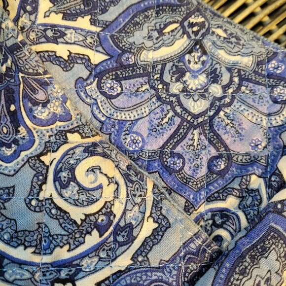 Waverly Crossbody Shoulder Bag in Floral Blue Print - Picture 12 of 15